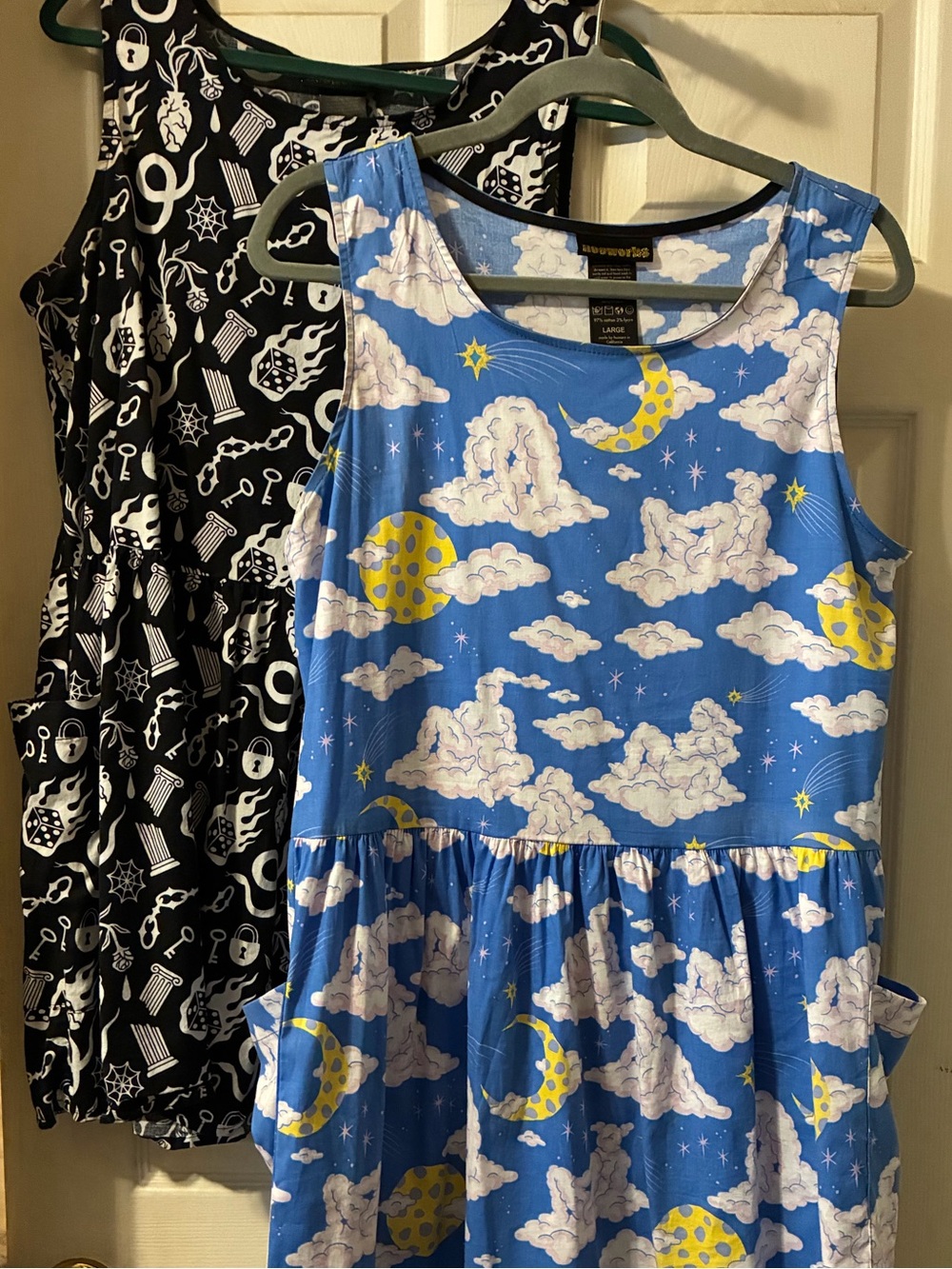 Two Nooworks Pocket Dresses L & XL